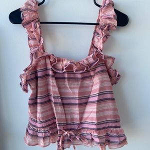 Vacate the label crop top